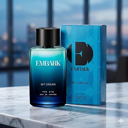 EMBARK My Dream for Him, Perfume for Men - 100ml | Premium Eau de Parfum | Woody and Marine Fragrance,Liquid - Image 3